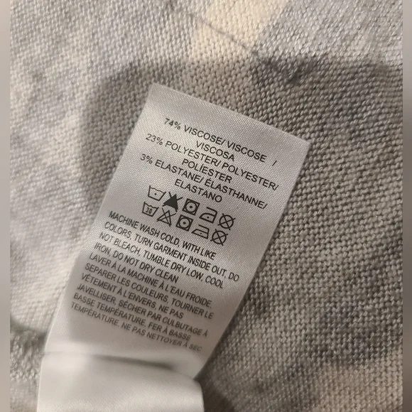 Lucky Brand Lightweight Sweater Camo Size M - Picture 4 of 4